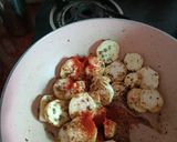 कच्चे केले की सब्जी (kacche kele ki sabzi recipe in Hindi) रेसिपी चरण 4 फोटो
