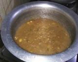 A picture of step 6 of Mughalai halwa.