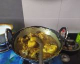 A picture of step 3 of Bachelor's Chicken Curry.