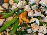 Sausage bake with veg
