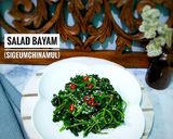 Foto langkah ke 4 dari resep Salad Bayam (SiGeumchi NaMul) 👩‍🍳.