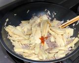 綠竹筍炒肉末的食譜步驟3照片