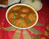 A picture of step 13 of Assamese bilahi boror tenga (Sour Curry with Red Lentil Fritter).