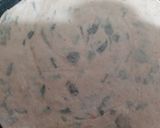 A picture of step 14 of Aloo methi with methi laccha paratha.