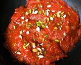 A picture of step 4 of Shahjahani Meetha (Tomato Halwa - Hyderabadi style).