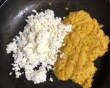 A picture of step 2 of Sweet Corn Laddu.