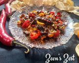 A picture of step 3 of Cape Gooseberry Chutney.