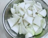 Foto langkah ke 7 dari resep Kkakdugi kimchi lobak resep asli Korea.