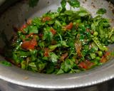 A picture of step 2 of Peas Methi Pulao.