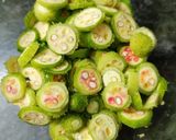 A picture of step 1 of Spiny gourd sabji.