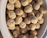 A picture of step 1 of Big Poppa's sweet n' sour meatballs.