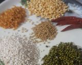 A picture of step 1 of Multigrain cheela.