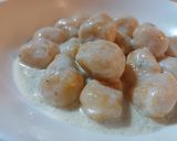 Foto del passaggio 5 della ricetta Gnocchi di Zucca con Crema al Gorgonzola