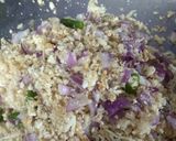 A picture of step 7 of Paneer pattice.