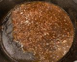 A picture of step 3 of Lamb Tenderloin with a Whiskey Maple Syrup Sauce.