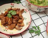 Hình bước làm 1 của món Cơm gà nhà mình