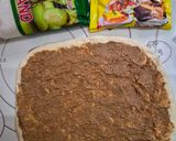 Foto langkah ke 5 dari resep Cinnamon Roll (Roti Tanpa Ulen-Margarin).