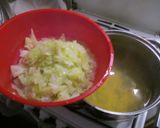 Paradicsomos 🍅 édeskáposzta 🥬 főzelék cukormentesen🚫🍬 recept fázis 1 fotója