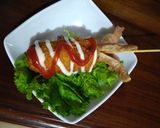 Foto langkah ke 5 dari resep Sosis kentang bentuk cumi #bekal anak.