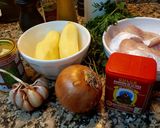 Foto del paso 1 de la receta: Brótola con patatas a la vasca