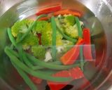 A picture of step 2 of Orange Fish with veggies (Healthy Meal option).