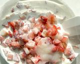 A picture of step 3 of Strawberry Ice cream.