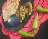 Fry achari mirchay with paratha recipe step 6 photo
