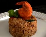 A picture of step 7 of Peri Peri Shrimp with Spicy Rice.