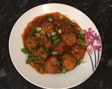 A picture of step 4 of Bread Manchurian.