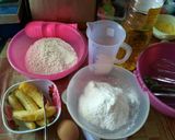Foto langkah ke 1 dari resep Bolu pisang chocochunks simple kilat irit cuma 1 telur😘.