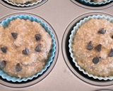Une image de l'étape 5 de Muffins Healty Banane chocolat et avoine.