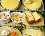A picture of step 1 of Milk Vanilla Custard And Cake Pudding Or Truffle Pudding.