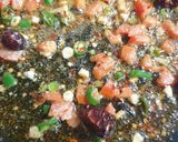 A picture of step 3 of Chilies tarka.