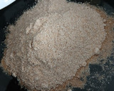 A picture of step 11 of Amaranth or Rajgira Halwa.