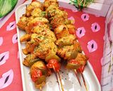 Une image de l'étape 9 de Brochettes de poulet marinés au curry cuisson cocotte magimix ou cuisson woodfire.