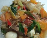 Foto langkah ke 2 dari resep Tumis sayuran udang saos tiram.