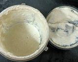 A picture of step 1 of Baingan Posto.