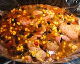 A picture of step 4 of Crockpot Southwest Chicken 🐔.