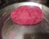 A picture of step 2 of Beetroot poori.