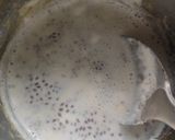 A picture of step 3 of Chamsur Dana (garden cress seeds) Kheer.
