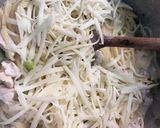Spárgás tejszínes - csirkés spagetti recept fázis 5 fotója