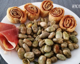 Foto del paso 7 de la receta: Rollitos de hojaldre y jamón en freidora de aire