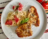 Une image de l'étape 4 de Escalope de dinde panée.