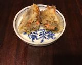 A picture of step 7 of California Farm Aubergine Skin Salmon Rolls.