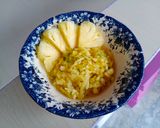 Gambar langkah 5 resipi Nanas Cincang Tiga Rasa.