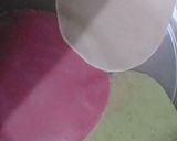 A picture of step 1 of Tri colour puri.