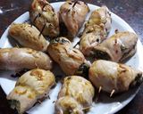 Foto del paso 6 de la receta: Rollitos de pollo con espinaca