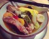 Pork rib soup with pickled mustard greens recipe step 9 photo