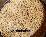 A picture of step 1 of Daal Chawal (वरण भात).