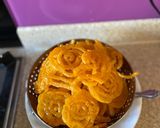 A picture of step 3 of Jalebi sweet and spicy.